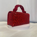Red Crystal Radiance Hand Bag