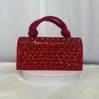 Red Crystal Radiance Hand Bag