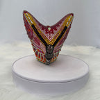 Vibrant Crystal Crown Clutch