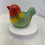 Crystal Finch Charm Clutch