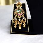 Mint Green Meenakari & Kundan Statement Choker Set