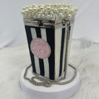 Pearl Popcorn Box Clutch