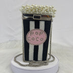 Pearl Popcorn Box Clutch