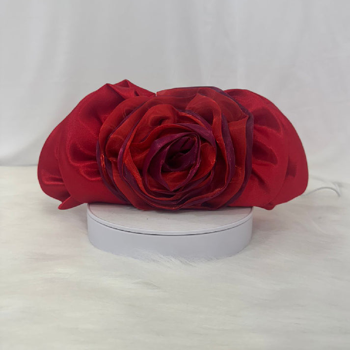 Red Scarlet Bloom Clutch