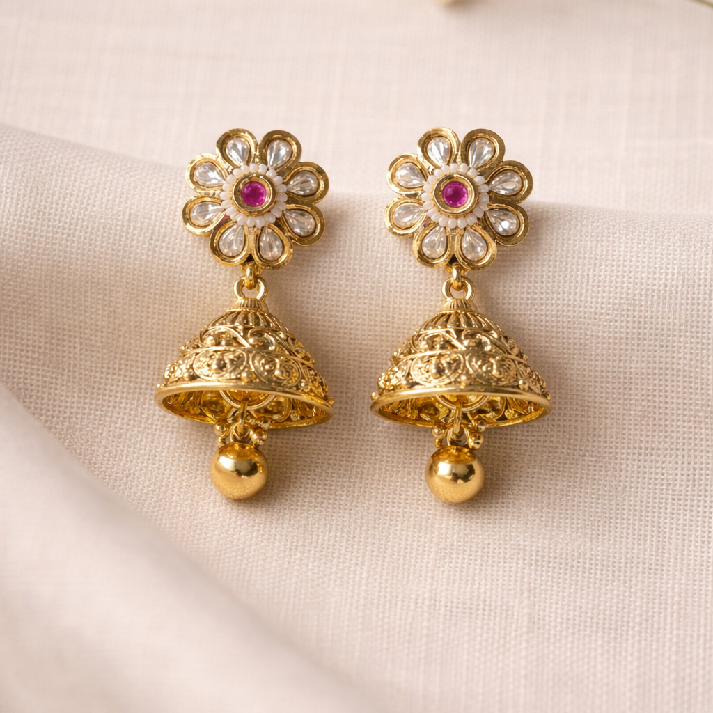Noore Royal Temple Pearl Necklace