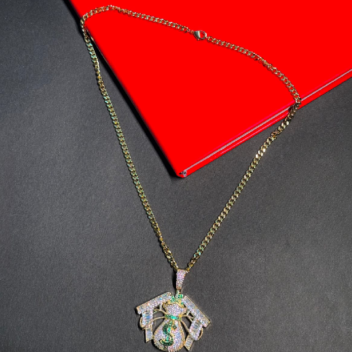 Iced Money Power Statement Chain for Men
