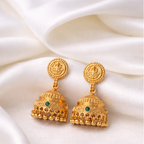 Noore Emerald Beaded Coin Necklace Set