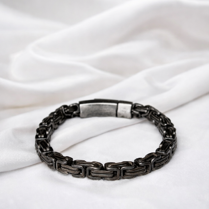 Classic Matte Link Chain Bracelet
