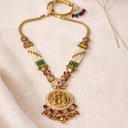 Noore Royal Temple Pearl Necklace