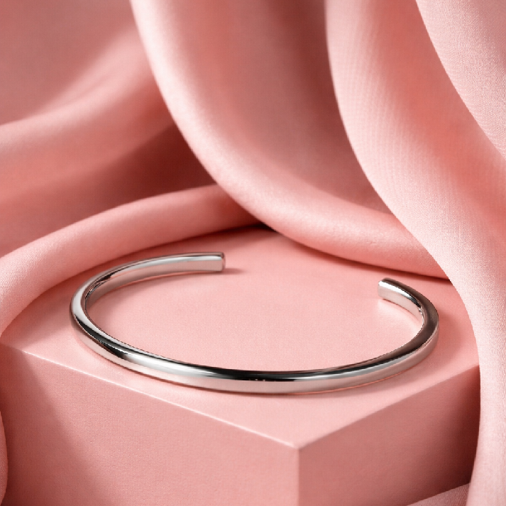 Silver Serenity Cuff