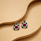 Midnight Ruby Kundan Necklace Set