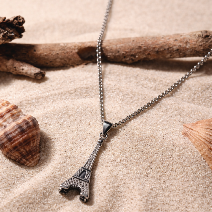 Eiffel Tower Pendant Chain