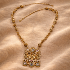 Antique Temple Charm Necklace Set by Noore by Neetu Kaushal