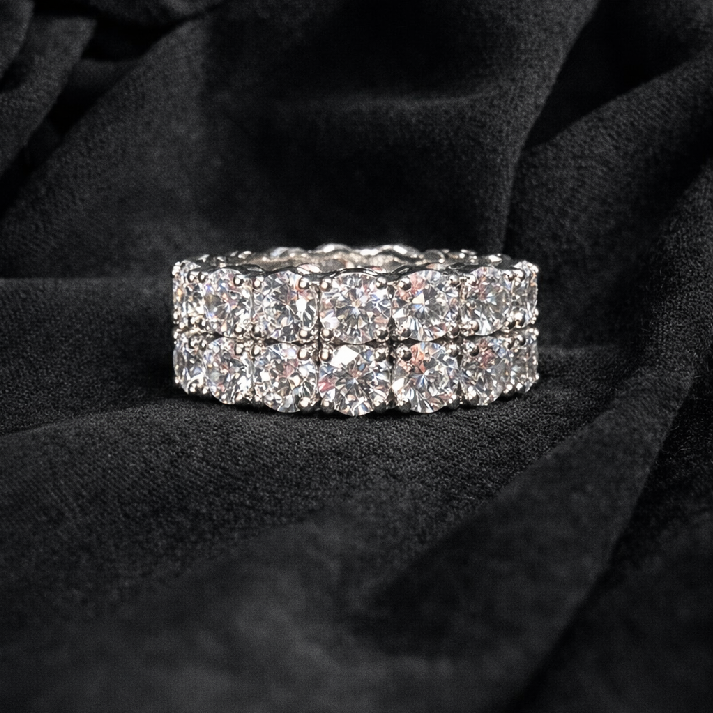 Eternal Sparkle CZ Band Ring – Noore by Neetu Kaushal ✨