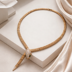 Noore Luxe Snake Statement Necklace Set