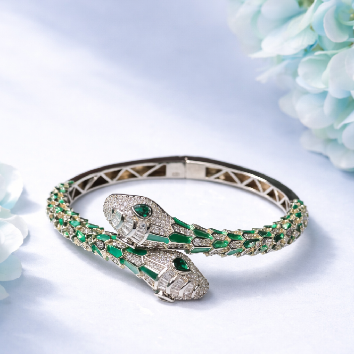 Classic Sparkling Open Cuff Bracelet