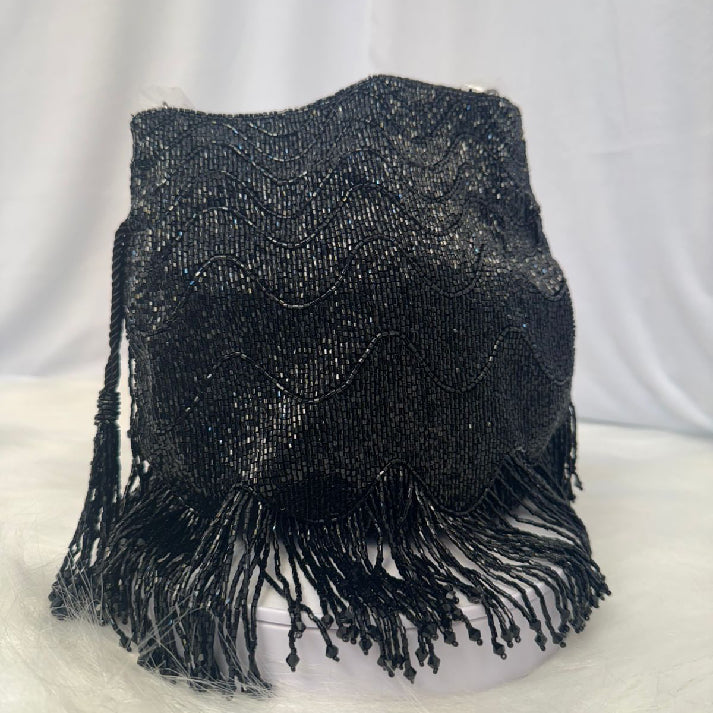 Black Cascade Potli – By Noore