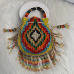 Boho Multicolour Beaded Potli Bag