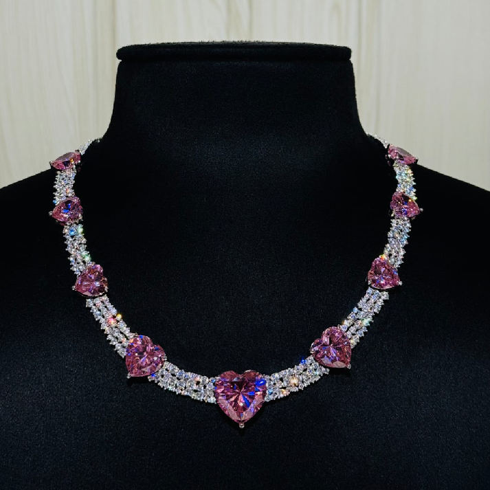 Blush Heart Elegance Necklace Set