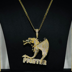 Iced Dragon Power Statement Chain for Men