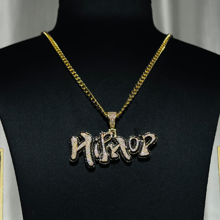 Iced Hip Hop Statement Pendant Chain for Men