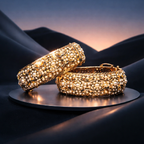 Classic Pearl Jadau Bangles | Handcrafted Traditional Gold-Tone Kada Set