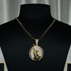 Royal Iced Divine Medallion Chain for Men